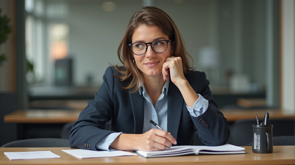 Persoon die notities maakt in een notitieboekje tijdens een belangrijk gesprek